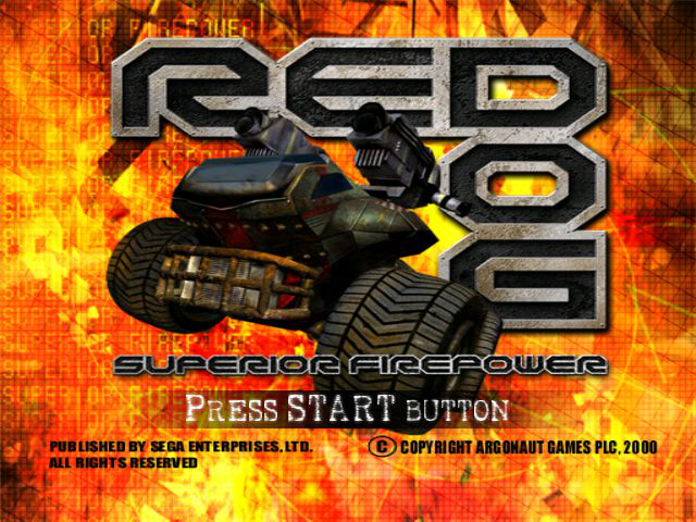 Red Dog: Superior Firepower Title Screen